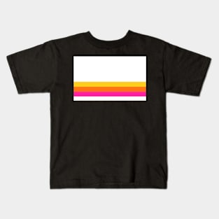 yellow orange pink extended (light) Kids T-Shirt